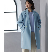 軽やかフェイクウールチェスターコート 大きいサイズ