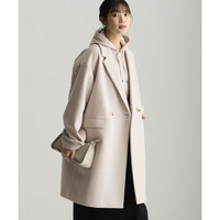 軽やかフェイクウールチェスターコート 大きいサイズ