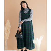 ノースリーブ2WAYコクーンワンピース 大きいサイズ