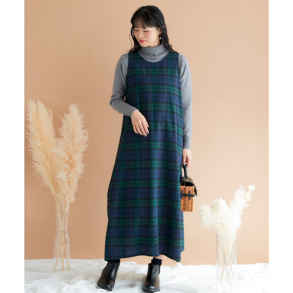 ノースリーブ2WAYコクーンワンピース 大きいサイズ10