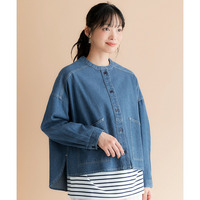 デニムワイドシャツ 大きいサイズ