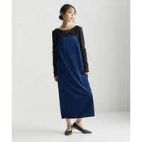 ストライプベロアキャミワンピース 大きいサイズ