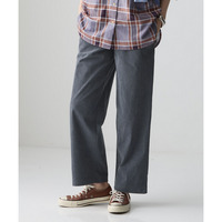 カットコーデュロイストレートパンツ 大きいサイズ