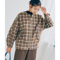 コクーンシルエットノーカラーコート 大きいサイズ