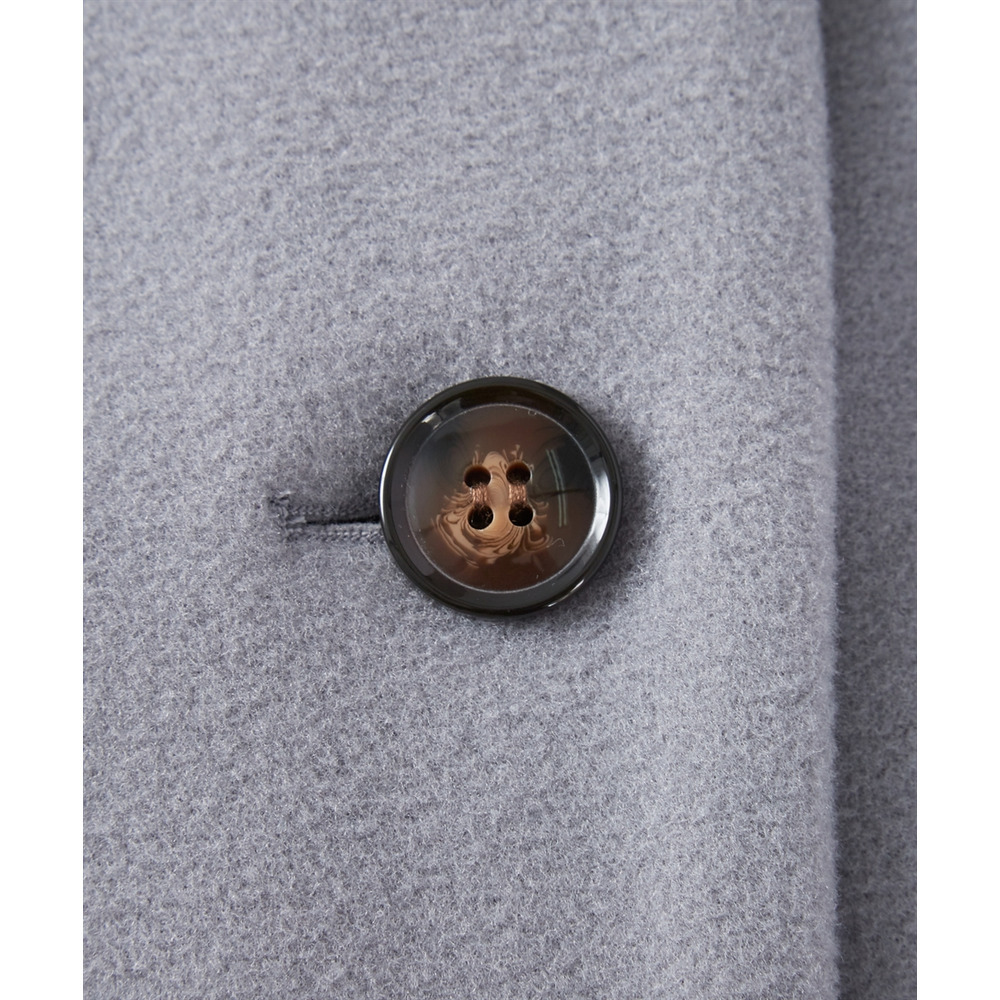 フェイクウールノーカラーコート 大きいサイズ30