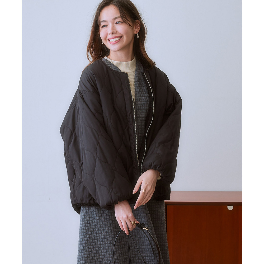 ボア&中綿リバーシブルコート 大きいサイズ10