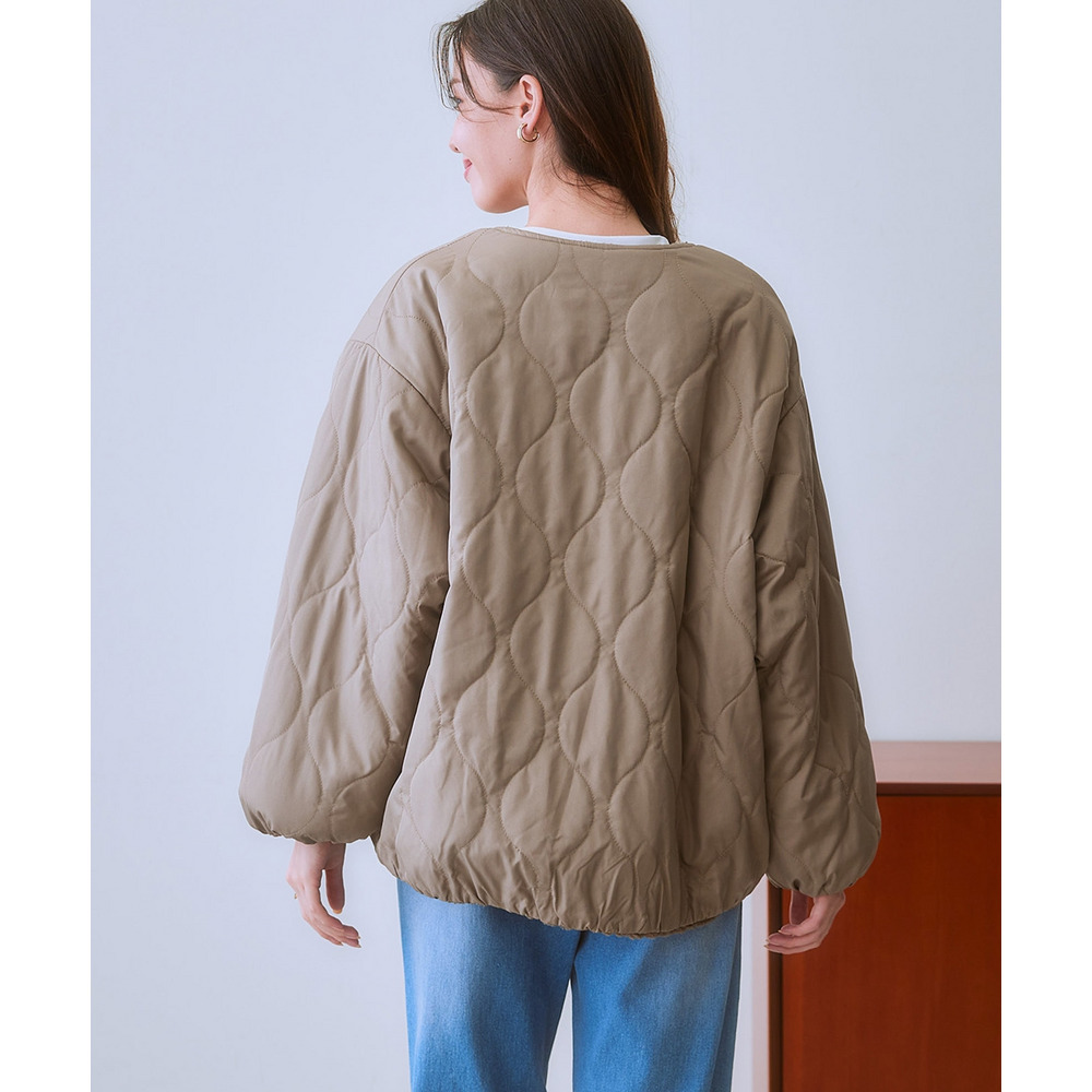 ボア&中綿リバーシブルコート 大きいサイズ15