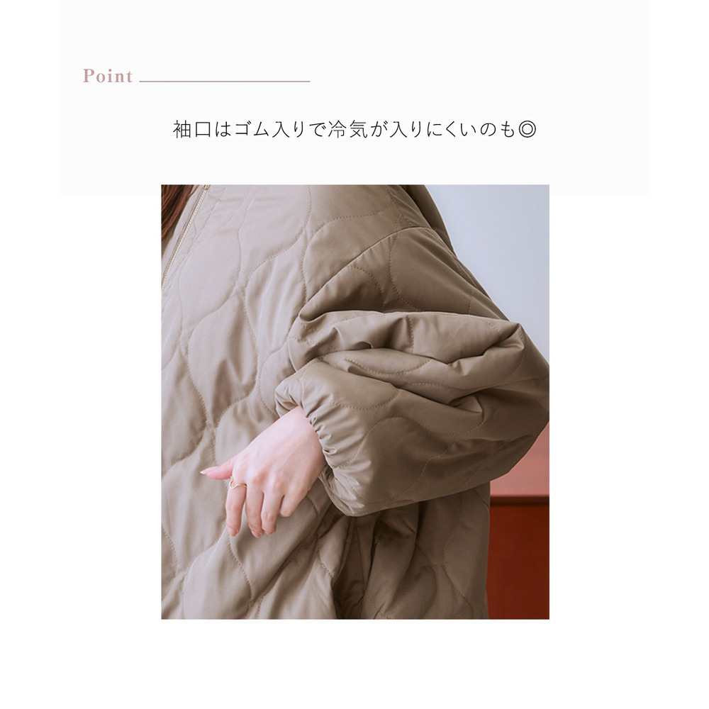 ボア&中綿リバーシブルコート 大きいサイズ3