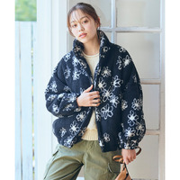 暖かスタンドボアブルゾン 大きいサイズ