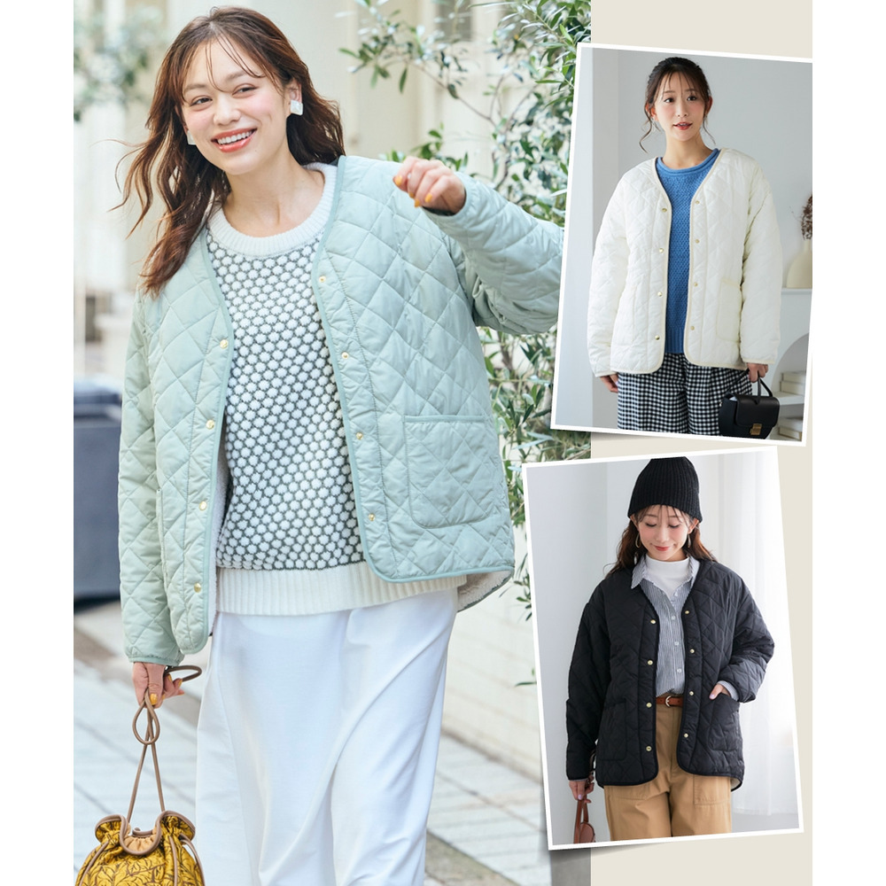 裏ボアキルトコート 大きいサイズ11