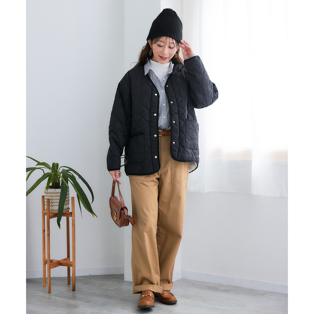 裏ボアキルトコート 大きいサイズ13