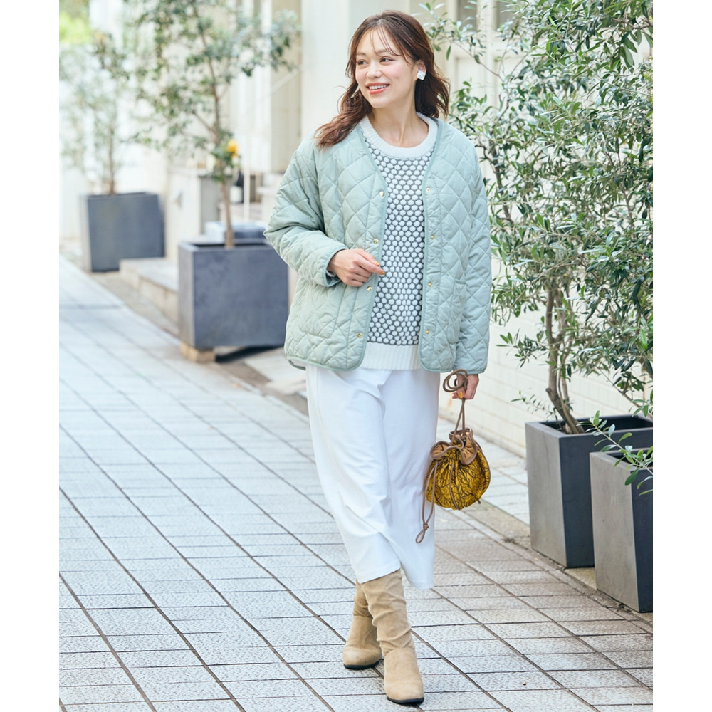 裏ボアキルトコート 大きいサイズ15