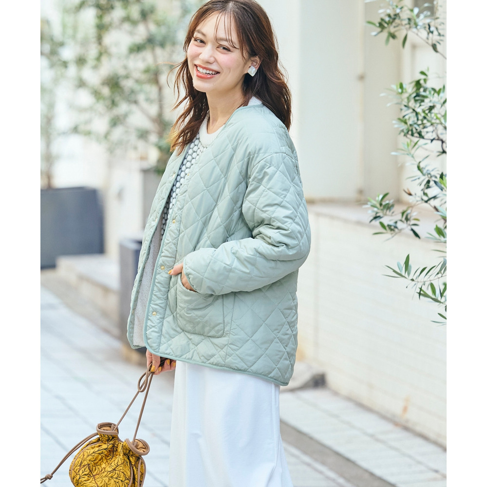 裏ボアキルトコート 大きいサイズ16