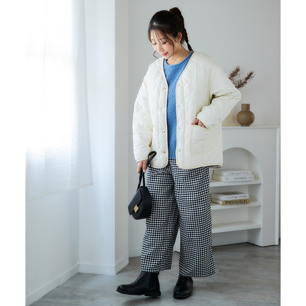 裏ボアキルトコート 大きいサイズ17