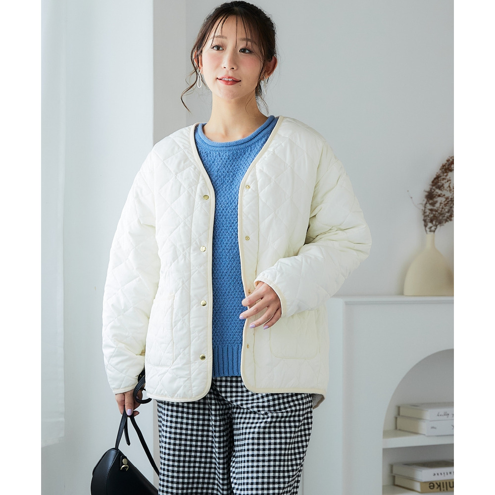 裏ボアキルトコート 大きいサイズ18