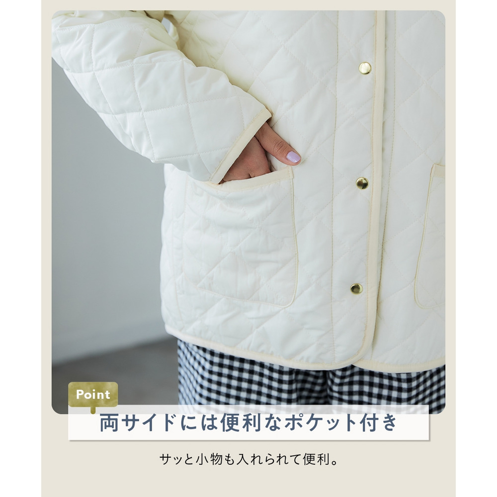 裏ボアキルトコート 大きいサイズ8