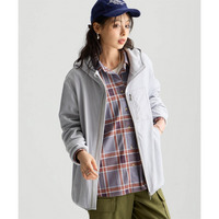 シルキーフリースプレミアムあったかロング丈パーカー 大きいサイズ