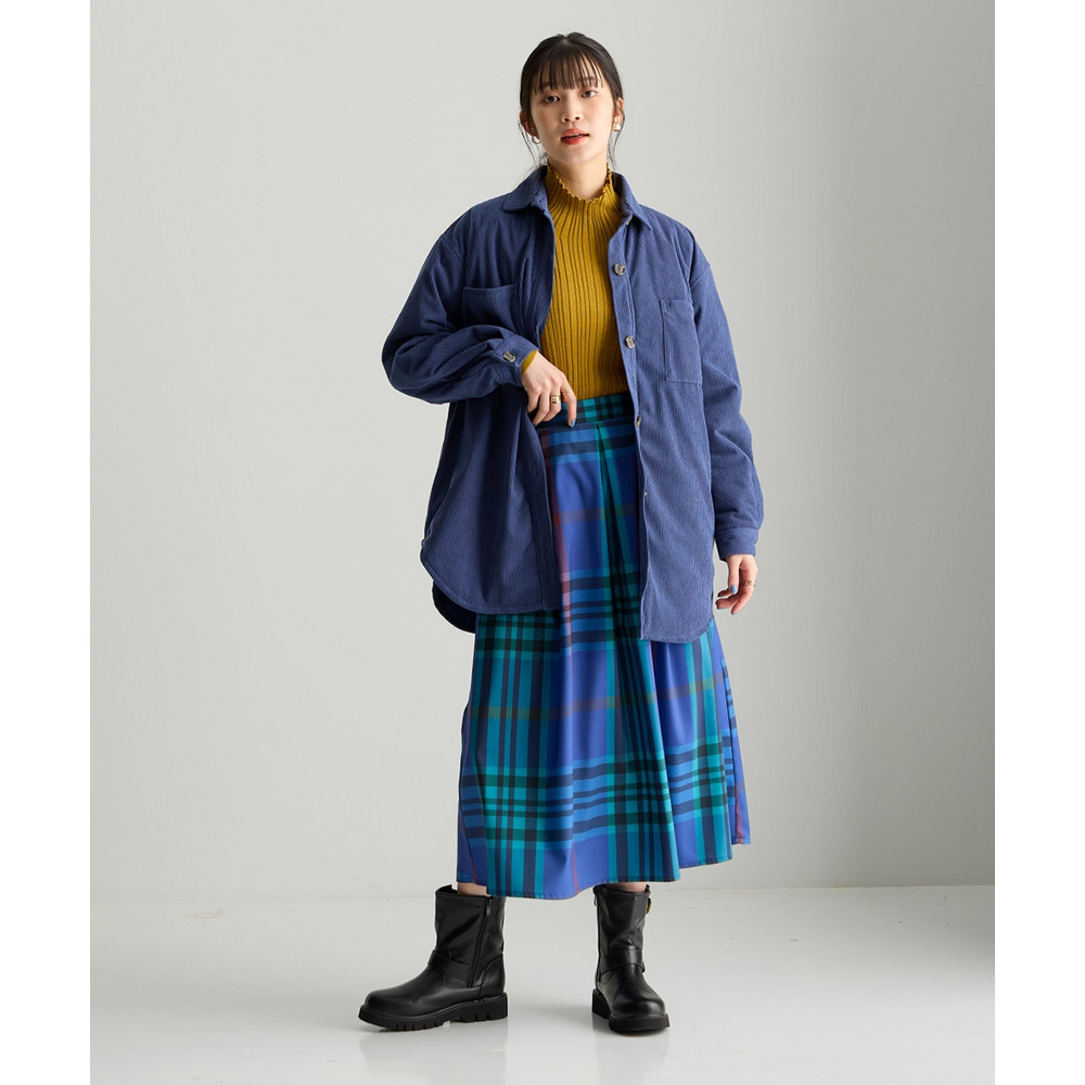 中わた入りシャツジャケット 大きいサイズ23