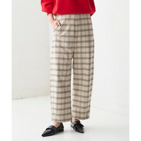 スエード調ポンチカーブパンツ 大きいサイズ