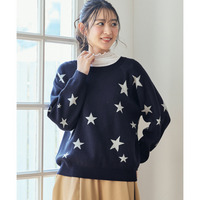 もちもち素材毎日ジャガードニット 大きいサイズ