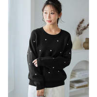 もちもち素材毎日ジャガードニット 大きいサイズ