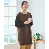 袖切替チュニックプルオーバー 大きいサイズ