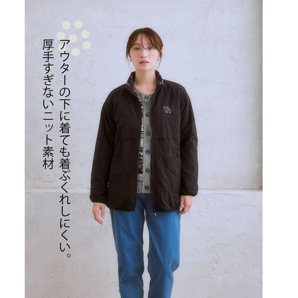 moz(モズ)ジャガードカーディガン 大きいサイズ5