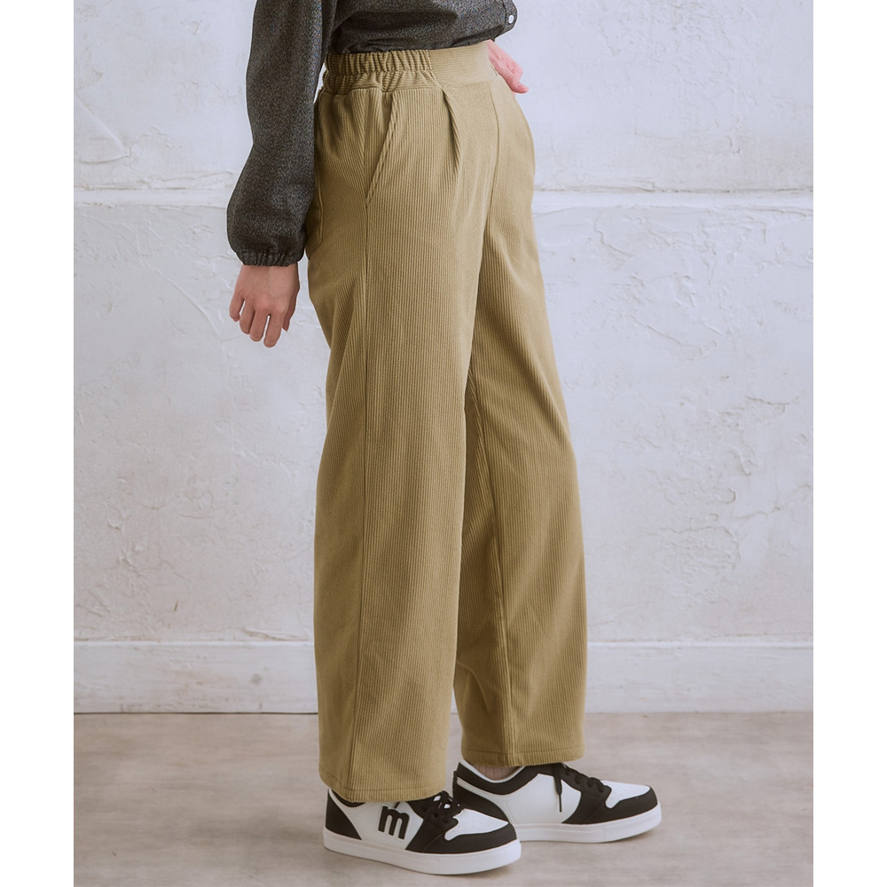 moz(モズ)コーデュロイストレートパンツ 大きいサイズ15