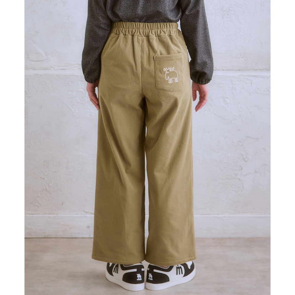 moz(モズ)コーデュロイストレートパンツ 大きいサイズ16