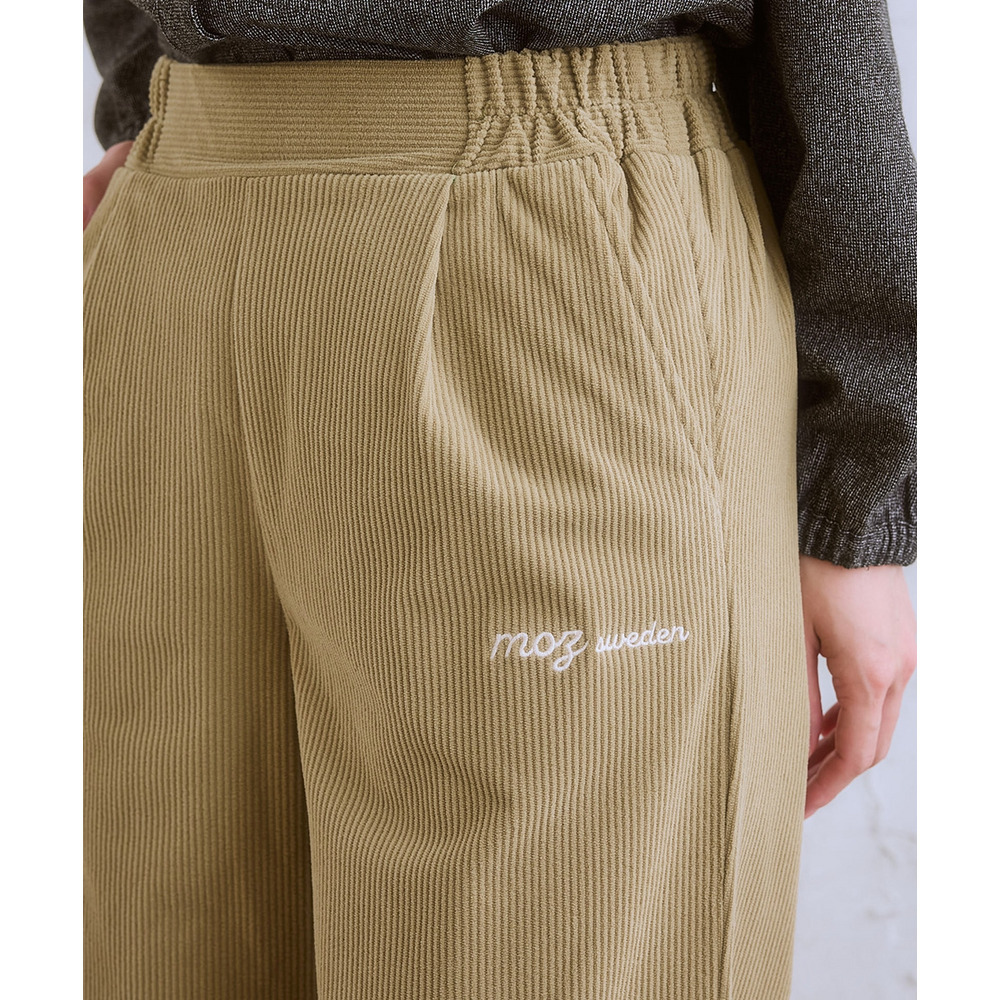 moz(モズ)コーデュロイストレートパンツ 大きいサイズ18