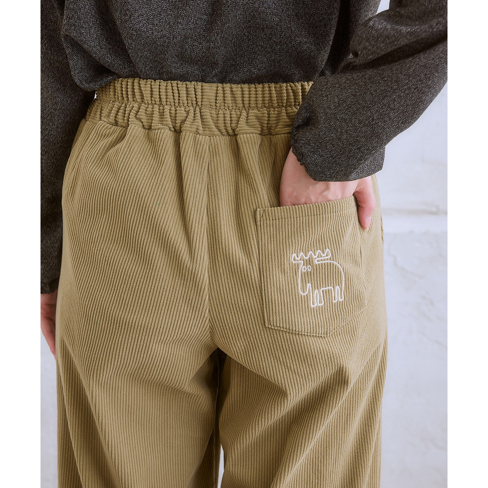 moz(モズ)コーデュロイストレートパンツ 大きいサイズ21