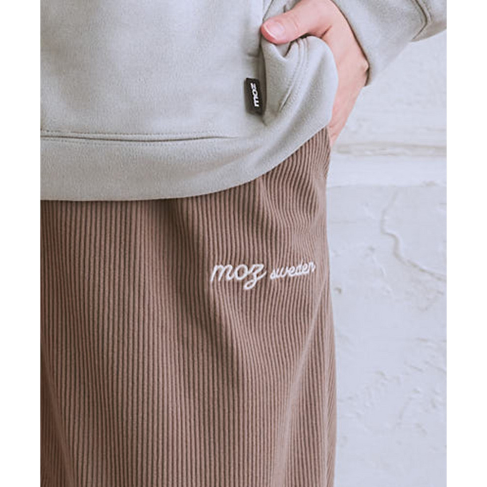 moz(モズ)コーデュロイストレートパンツ 大きいサイズ25