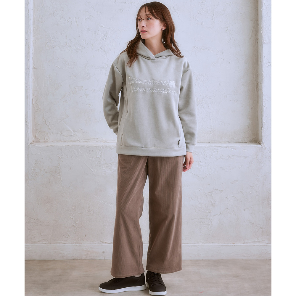 moz(モズ)コーデュロイストレートパンツ 大きいサイズ3