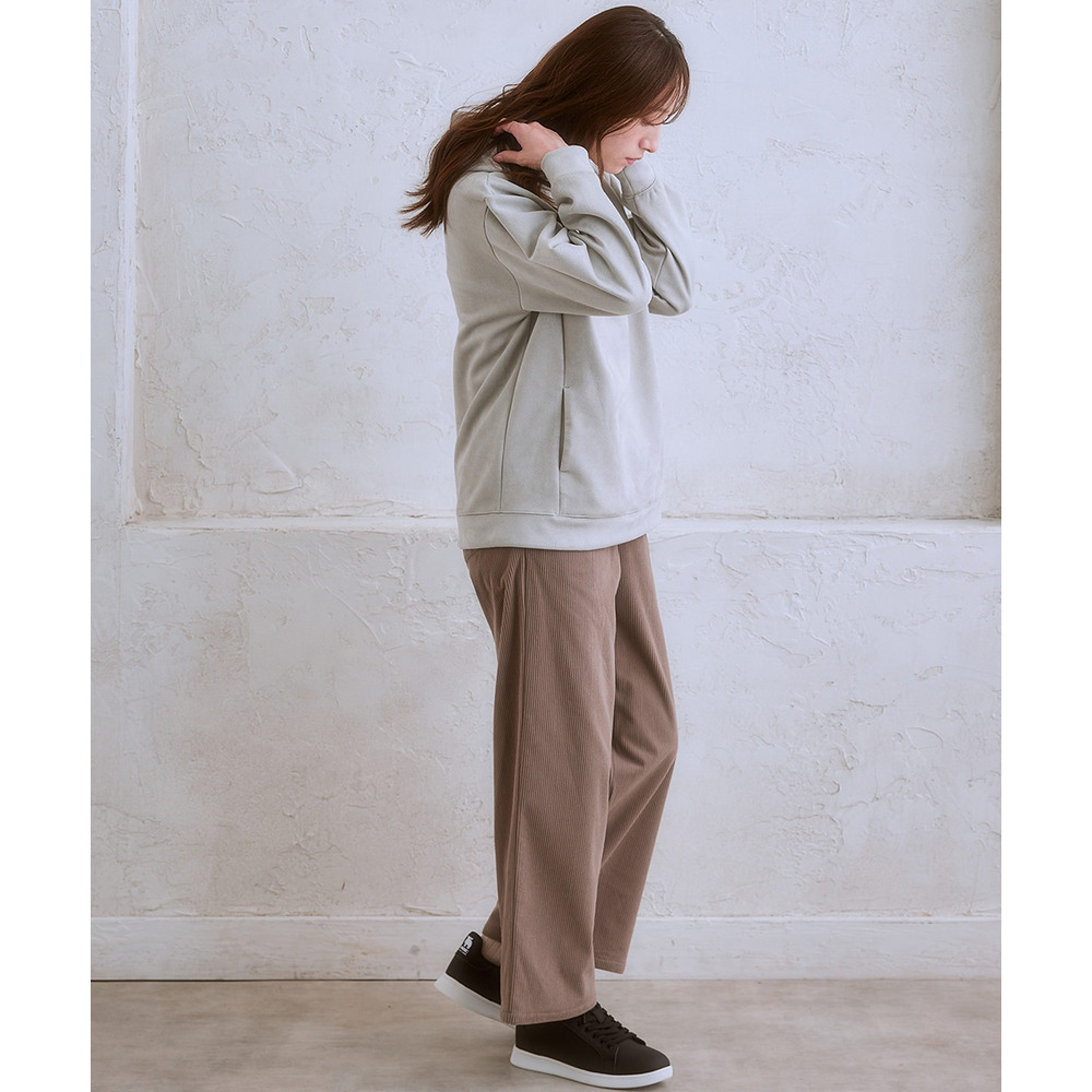 moz(モズ)コーデュロイストレートパンツ 大きいサイズ4