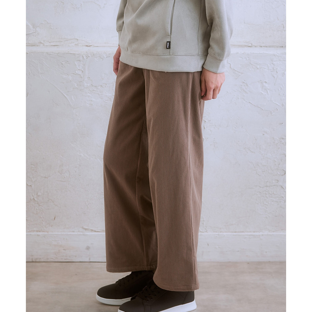 moz(モズ)コーデュロイストレートパンツ 大きいサイズ5