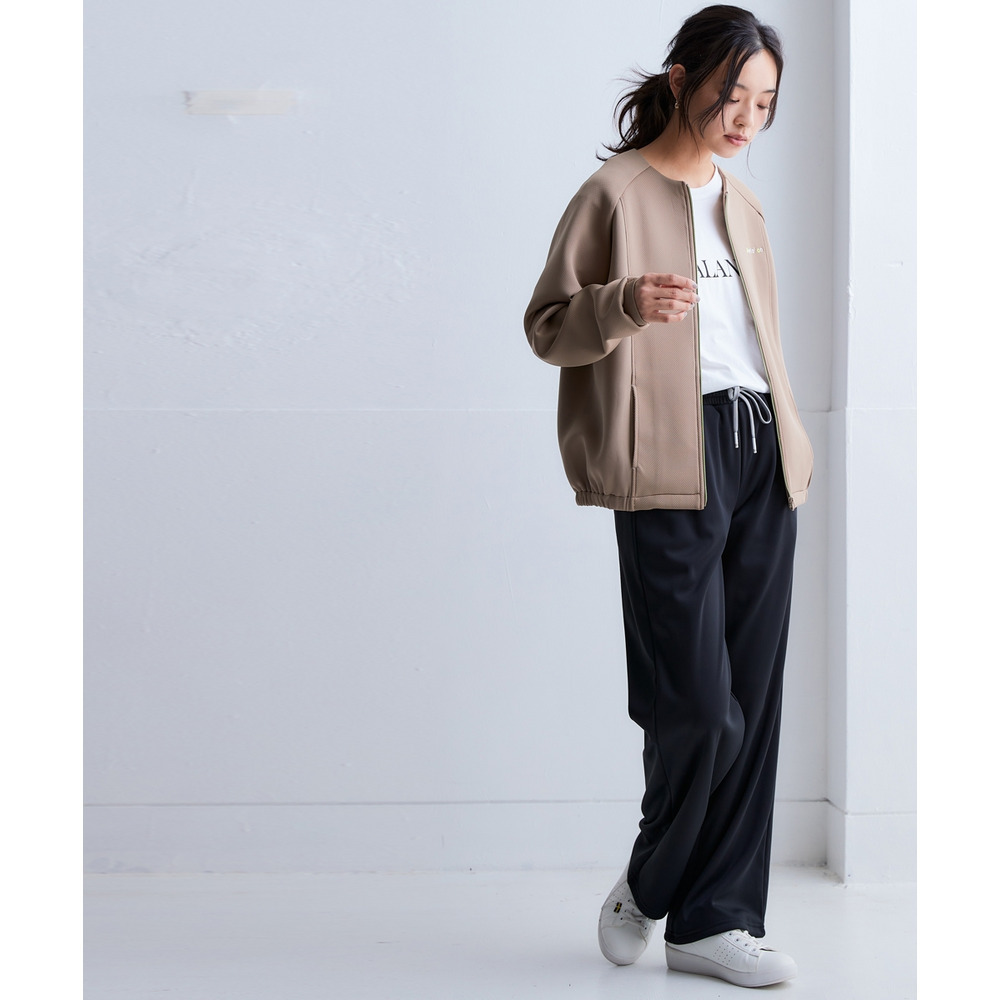 裏ベロアワイドパンツ(UVカット) 大きいサイズ11