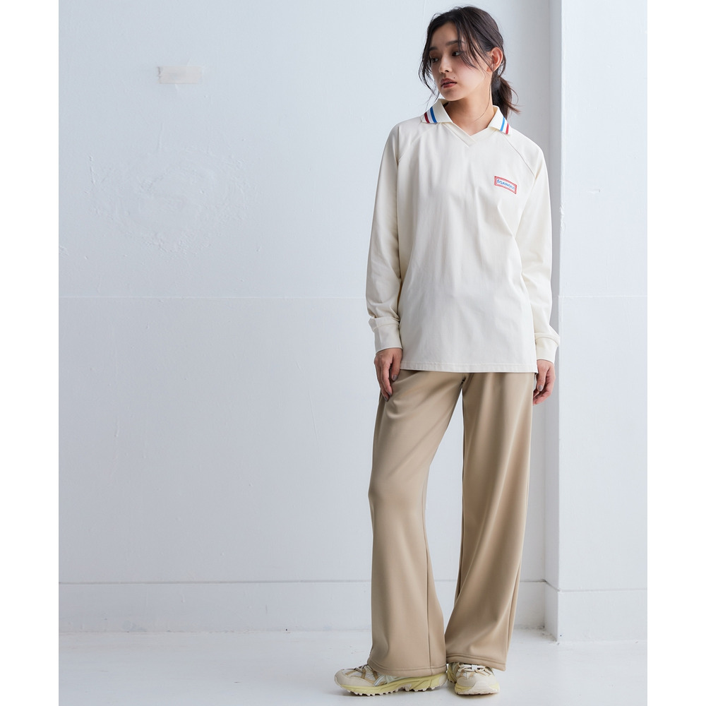 裏ベロアワイドパンツ(UVカット) 大きいサイズ14