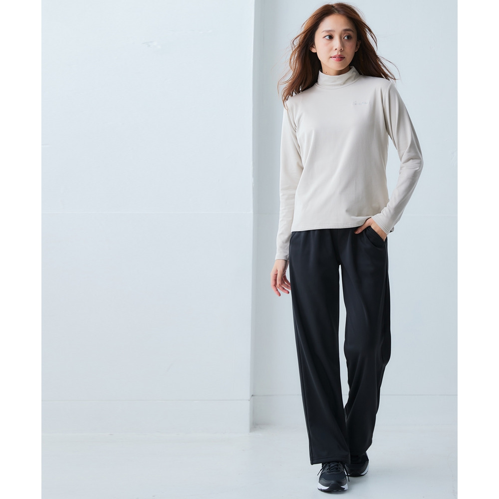 裏ベロアワイドパンツ(UVカット) 大きいサイズ17