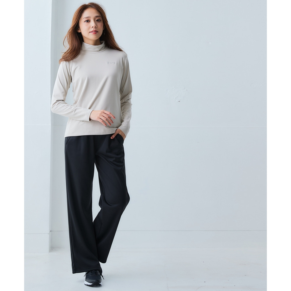 裏ベロアワイドパンツ(UVカット) 大きいサイズ18