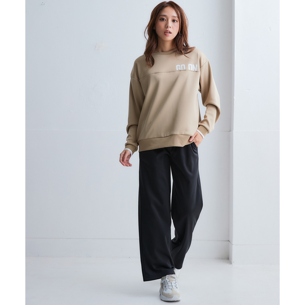 裏ベロアワイドパンツ(UVカット) 大きいサイズ8