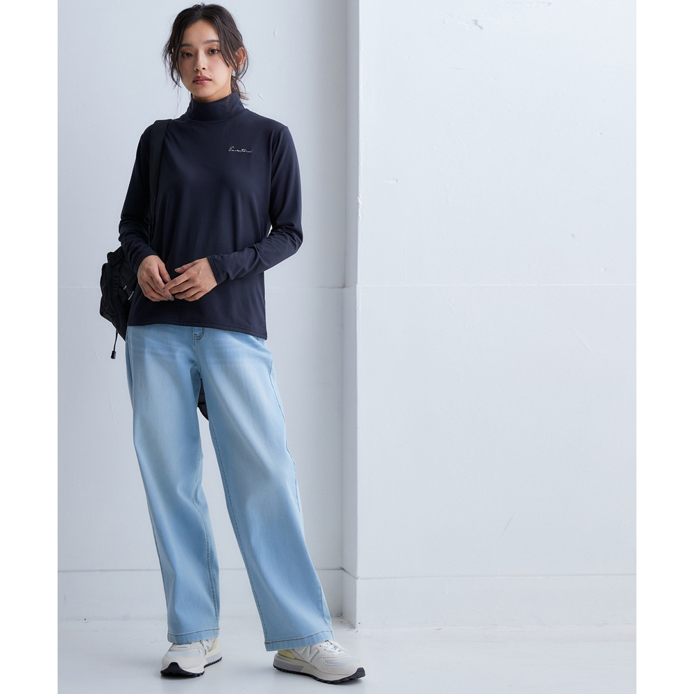 ハイネックピーチ起毛長袖Tシャツ(保温・吸汗速乾・UVカット) 大きいサイズ11