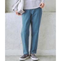 ｍｏｚ（モズ）後刺しゅうテーパードデニムパンツ 大きいサイズ