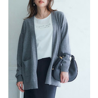 洗えるトッパーニットカーディガン【毛玉になりにくいふんわりもちもち素材】 大きいサイズ