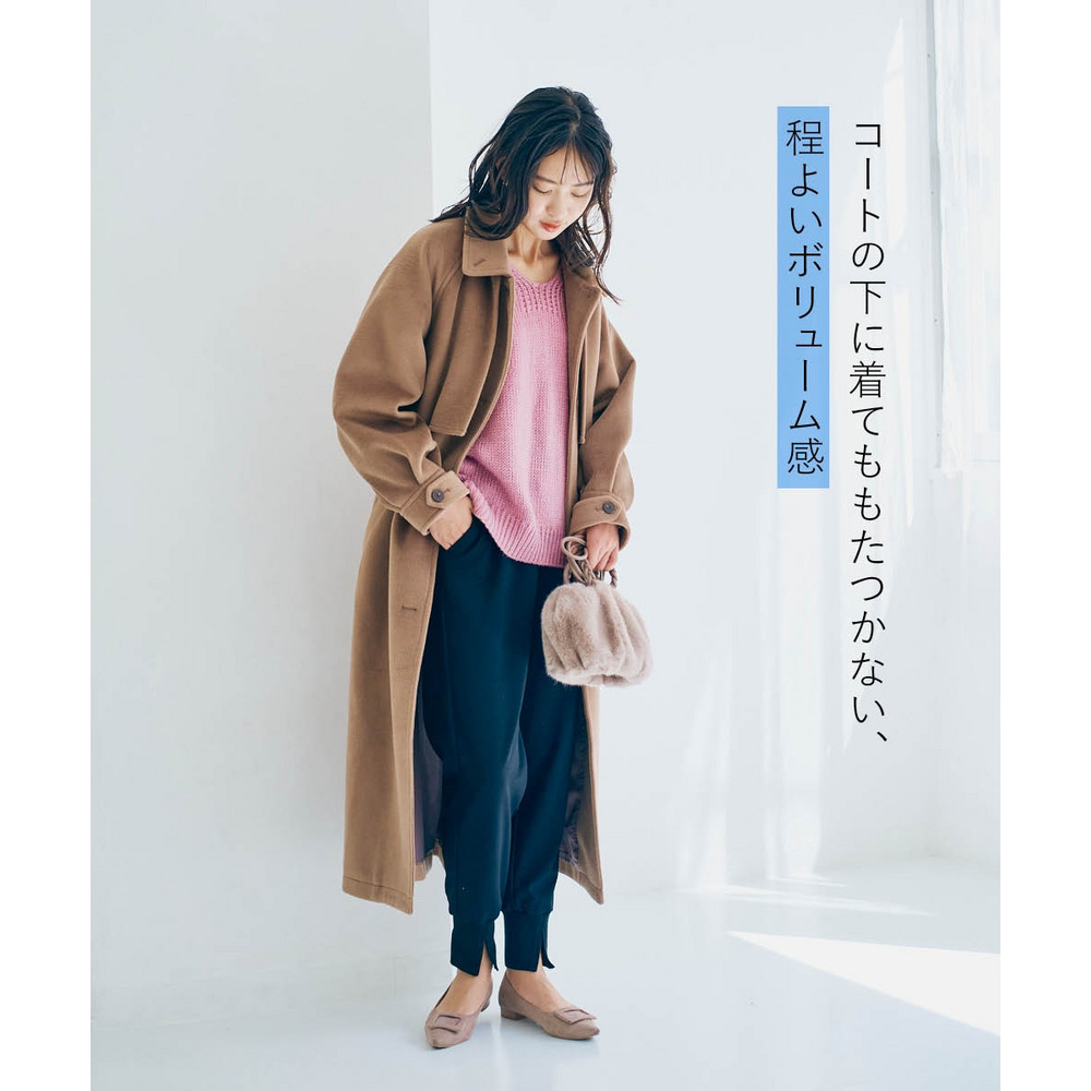 ゆるシルエットニットプルオーバー 大きいサイズ10