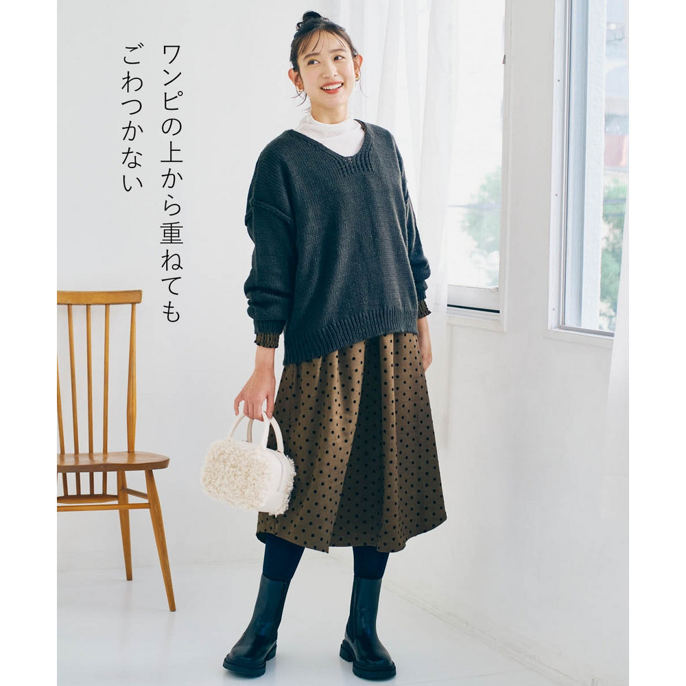 ゆるシルエットニットプルオーバー 大きいサイズ11