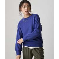 綿100％裏起毛スウェットゆるシルエットプルオーバー 大きいサイズ