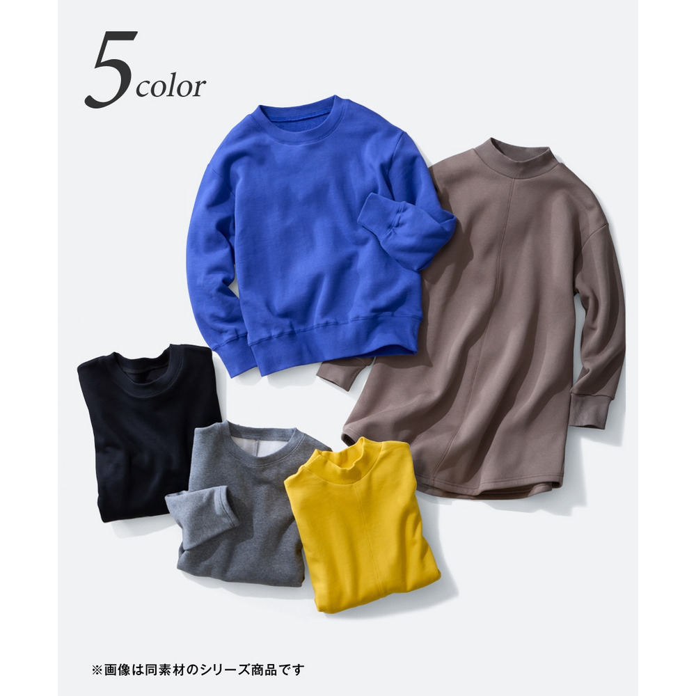 綿100%裏起毛スウェットゆるシルエットプルオーバー 大きいサイズ11