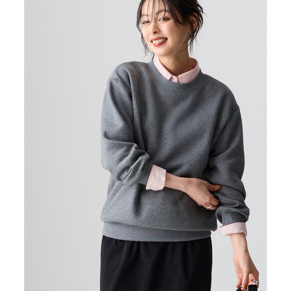 綿100%裏起毛スウェットゆるシルエットプルオーバー 大きいサイズ15