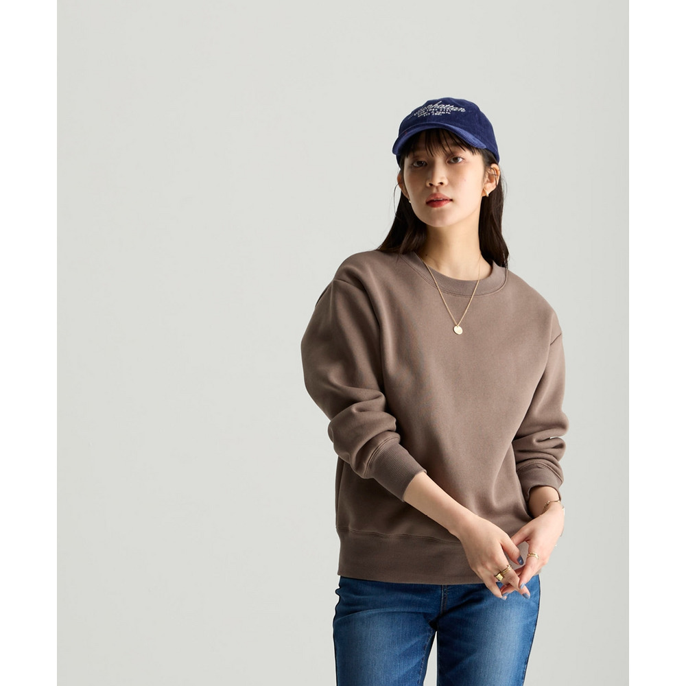 綿100%裏起毛スウェットゆるシルエットプルオーバー 大きいサイズ17