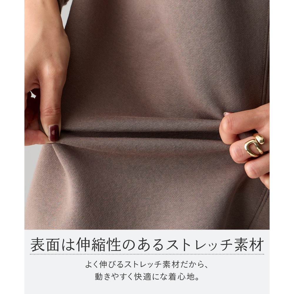 綿100%裏起毛スウェットゆるシルエットプルオーバー 大きいサイズ5